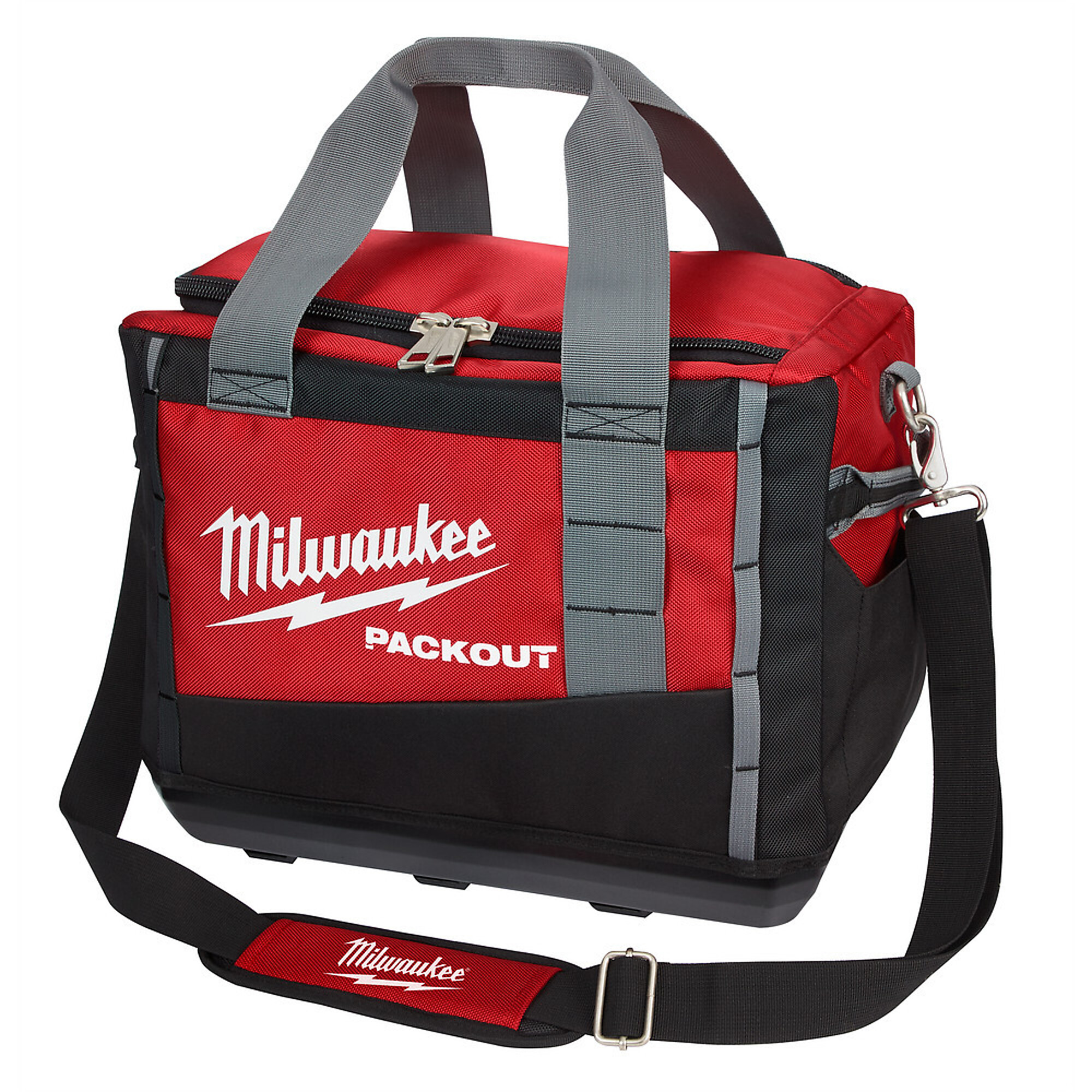 Milwaukee 15in. PACKOUT Tool Bag, 15in.W x 9-5/8in.D x 12-1/4in.H, Model# 48-22-8321